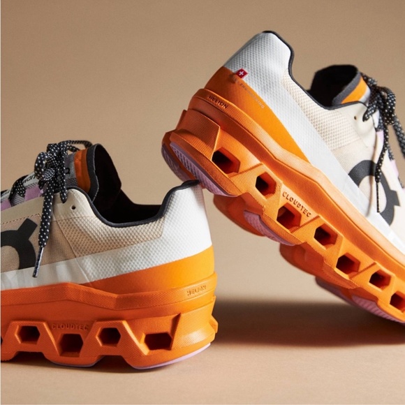 On Cloudmonster in Fawn/Tumeric - Picture 3 of 11